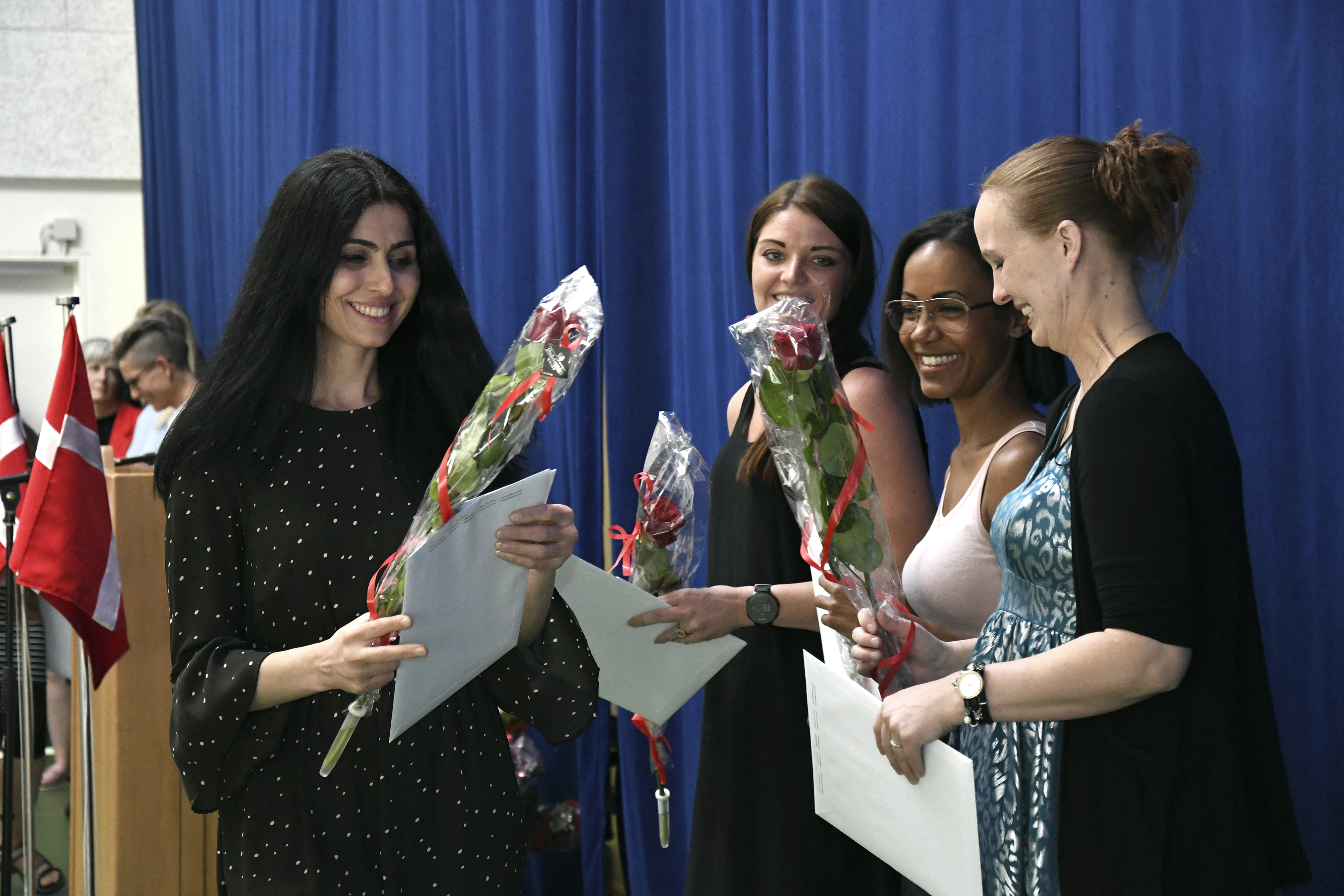 Overrækkelse af blomster