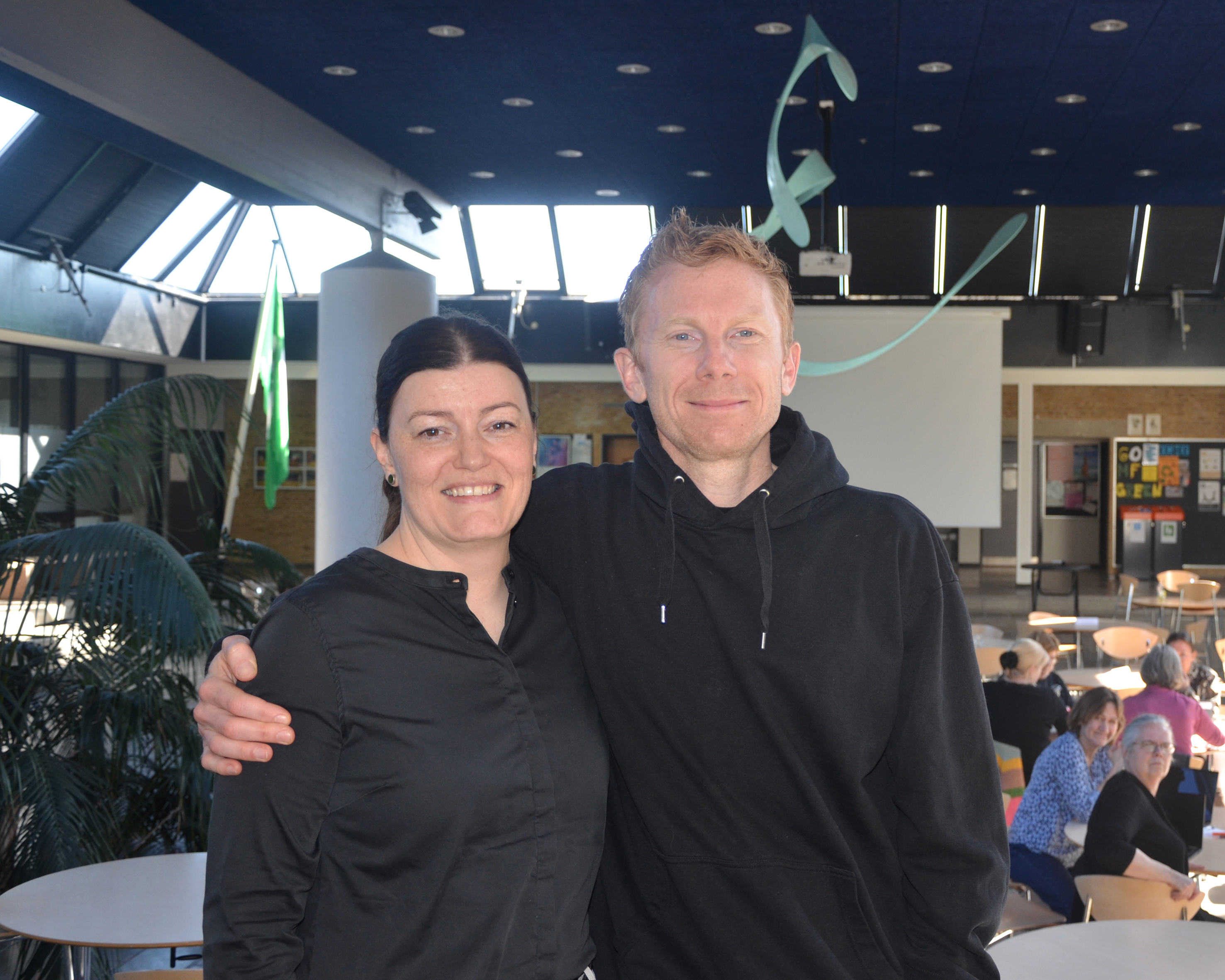 Sally Windeballe Vingborg og Christian Møller Larsen